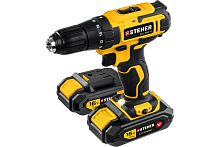 Дрель-шуруповерт аккумуляторная STEHER 16В, 2 АКБ (2Ач), в кейсе, дрель-шуруповерт. CD-160-2 картинка